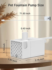 Kastty pompe gros plan rotor illustrant faible bruit et efficacité