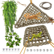 kathson hamac face avant montrant le lot et visuel d'emballage, ajoute du style au terrarium