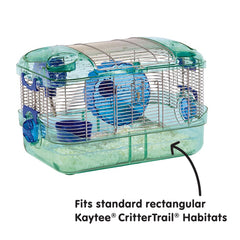 Kaytee plateau installé dans une cage CritterTrail pour nettoyage facile