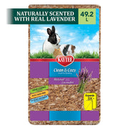 Kaytee emballage avant lavande montrant volume 49,2 L et bénéfice fraîcheur