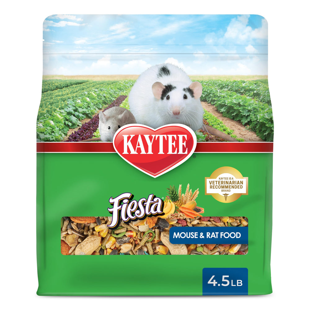 Kaytee emballage avant montrant le produit et avantage ludique
