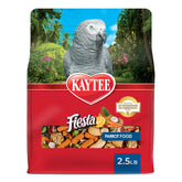 kaytee emballage Fiesta face avant montrant mélange attrayant et guide visuel