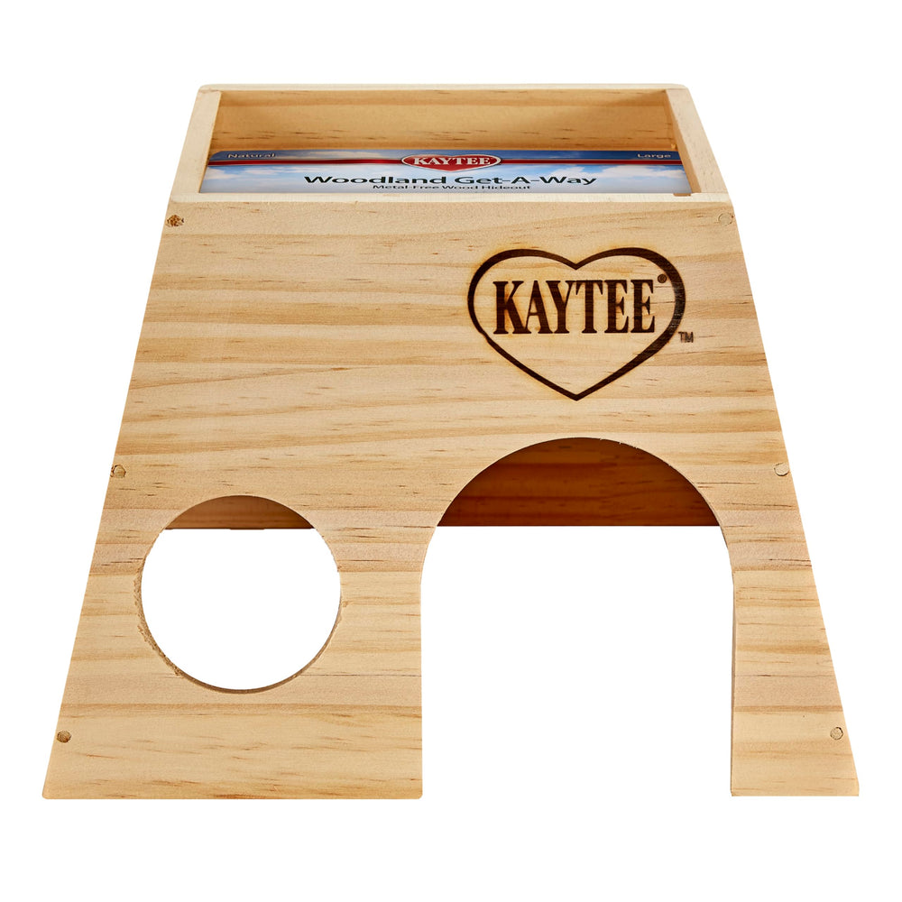 Kaytee face avant de la maisonnette montrant l'entrée et sécurité