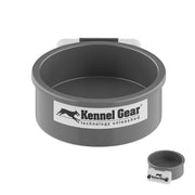 Kennel-Gear gamelle frontale montée sur barreaux, stable et propre