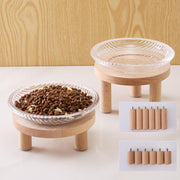 KGCCIZI gamelle en verre face avant élégante, design anti-fatigue des moustaches