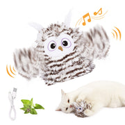 Kimee hibou vue avant du jouet montrant le design attractif pour chat