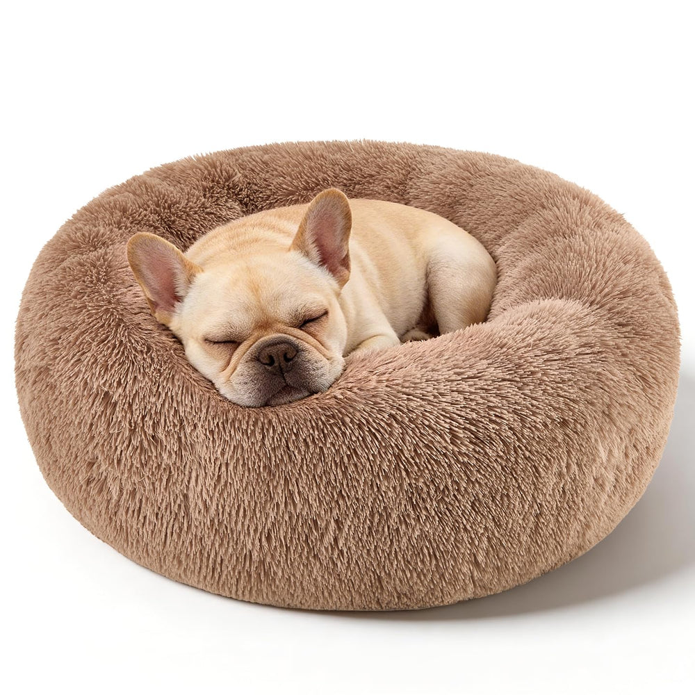 Kimpets lit face avant montrant forme donut et confort immédiat