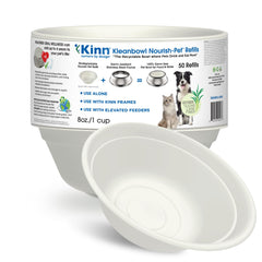 Kinn bol jetable avant emballage montrant la boîte pratique et quantité