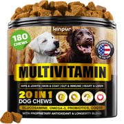Kinpur Pet Care flacon avant montrant 180 friandises, facilité d’usage