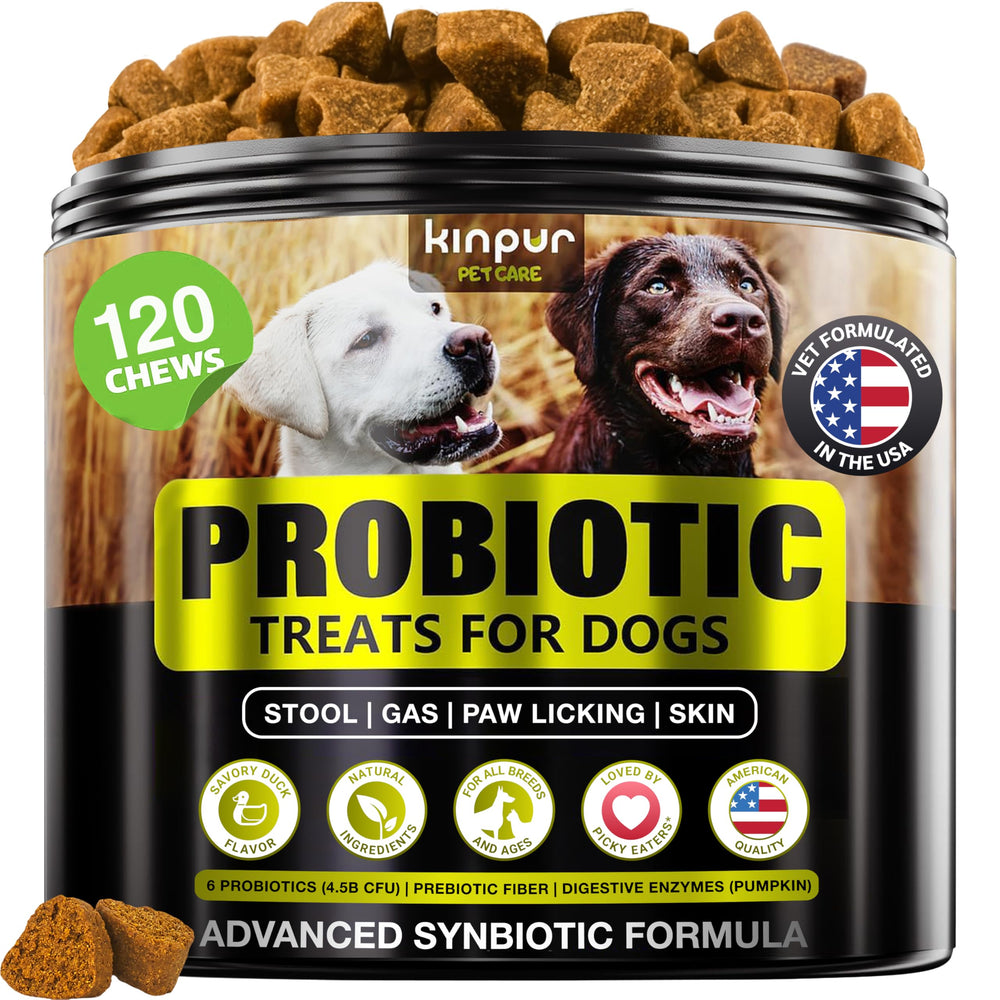 Kinpur Pet Care emballage avant montrant formule digestive et bénéfice quotidien
