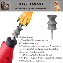 KITGUARD gros plan sur le grain diamanté montrant une coupe précise et une bonne évacuation thermique