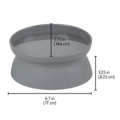 Kitty City bol posé à côté d'un objet pour échelle, montre dimensions pratiques