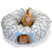 Kitty City face avant du tunnel montrant ouvertures et design, stimule le jeu