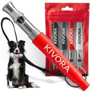 KIVORA lot de quatre sifflets visibles frontaux, facile à emporter