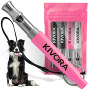 KIVORA sifflet pack avant montrant 4 pièces et bénéfice praticité
