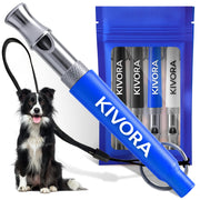 KIVORA pack avant montrant les quatre sifflets robustes pour usage quotidien
