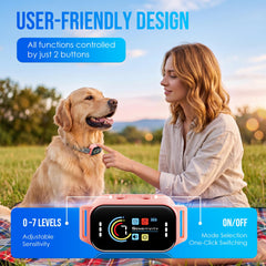 Koguzl collier porté par chiot en extérieur réduisant les aboiements
