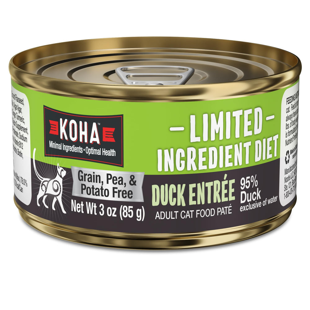 KOHA pâté canard vue avant de la boîte, appétit garanti