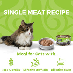 KOHA pâté canard servi dans une assiette, acceptation par le chat