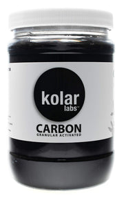 Kolar Labs pot devant montrant l'étiquette et la quantité, pratique pour stockage