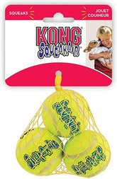 KONG balle X-Small vue de face montrant paquet et diamètre pratique