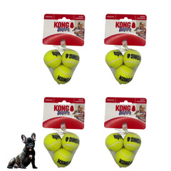 KONG balle tennis face avant montre texture non abrasive et durabilité