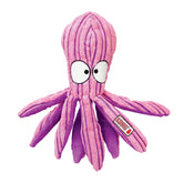 KONG CuteSeas Octopus visage avant montrant coutures sécurisées et design attrayant