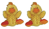 KONG jouet canard lot de deux face avant montrant le design et l'attrait visuel