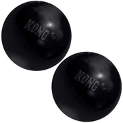 KONG ballon face avant montrant la forme et la fente, durable pour le fetch