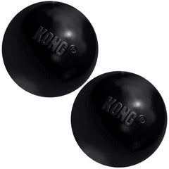 KONG ballon face avant montrant la forme et la fente, durable pour le fetch