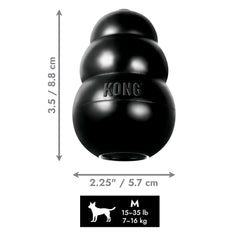 KONG Extreme gros plan du caoutchouc noir montrant texture résistante