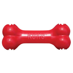 KONG Goodie Bone vue avant avec emballage montrant robustesse et utilisation sûre