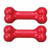 KONG Goodie Bone emballage avant montrant le lot de 2 et l’avantage distributeur