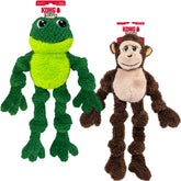 KONG grenouille face montrant visage brodé et attrait visuel