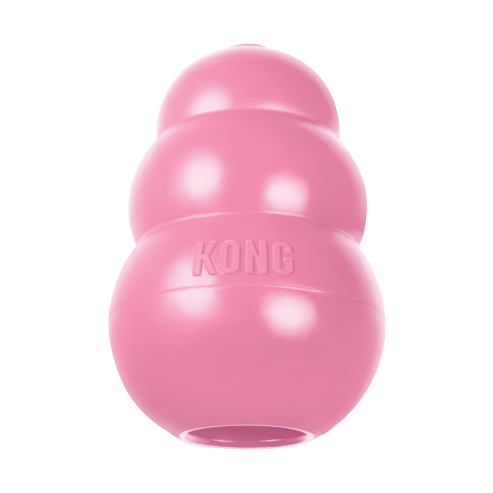 KONG puppy face emballage montrant jouet rose et information produit