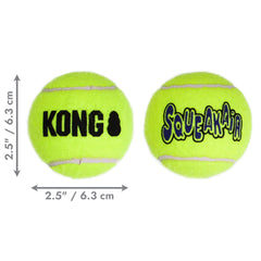 KONG SqueakAir détail du couineur interne stimulant le jeu et l'intérêt