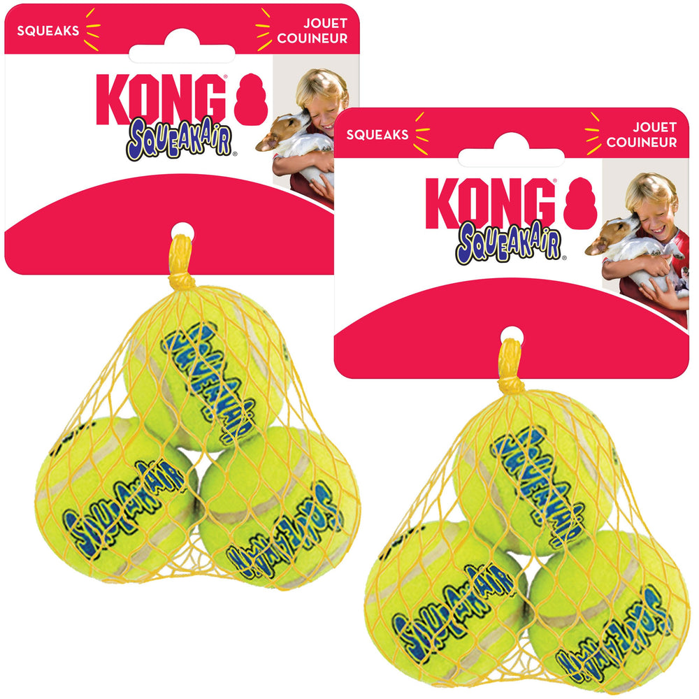 KONG Squeakair face avant du paquet montrant le lot et l’étiquette pratique