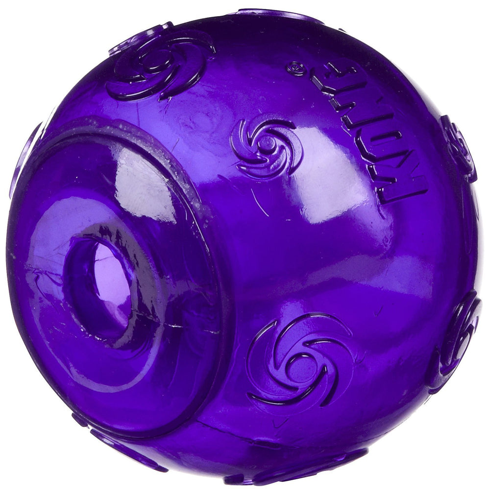 KONG Squeezz Ball emballage visible avec couleurs variées pour jeu durable