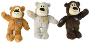 KONG Wild Knot Bear face avant montrant peluche douce et attrait pour câlins