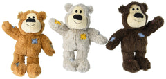 KONG Wild Knot Bear face avant montrant peluche douce et attrait pour câlins