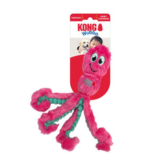 KONG Wubba Octopus vue avant montrant la forme et l'attrait pour jouer