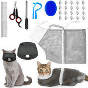Kritkin sac de bain emballé montrant le kit complet, facilite le toilettage