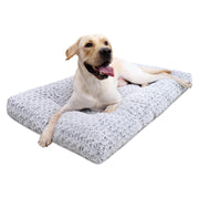 KSIIA vue de face du matelas de cage gris montrant le rembourrage confortable