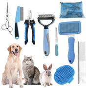 KUEIOX trousse 9 pièces affichant tous les outils pour toilettage pratique