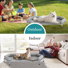 Kuntrust bolster en U soutenant la tête du chien pour plus de repos