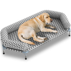 Kuntrust lit orthopédique face montrant la surface spacieuse et confortable