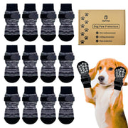 KUPAO pack de 12 chaussettes pour chien montrant le contenu utile