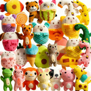Kyatico ensemble de 30 jouets en peluche, variété pour divertir plusieurs chiens