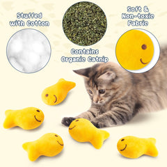 L1rabe poisson en usage avec chat stimulant l'activité et la chasse