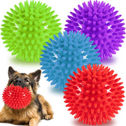 Labeol balle face avant sur emballage montrant le lot de 4 et les couleurs vives, durable